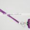 Yiwu Supplier Promotional gift Rhinestone Lanyard vertical Lined ID badge holder and key chain