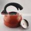 2.5L Home used tea kettles with red color coating on body