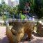 Life-size automatic walking animatronic dinosaur for ride