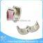 ZS13041 stainless steel beautiful hoop earrings korean model selling earrings for young girls