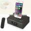 2015 Multifunction NFC portable bluetooth speaker with rotating charging dock for iphone 4/5/6 / Samsung