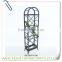 Decorative Metal Wine Rack For 8 Bottles