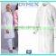 White dental scrubs lab coat