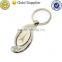 Cheap price quality nickel plated metal keychain laser cut