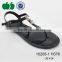 Trendy summer new flat diamond lady fashion durable pvc sandals