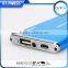 Top quality 6000mah polymer power bank aluminum case super slim