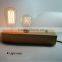 Zhongshan lighting wood table lighting with Edison filament bulbs