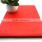 A4 red pu leather portfolio logo embossed