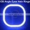 With remote controller RGB color changing halo rings angel eyes circle 120mm factory wholesale