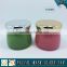 100g colored cosmetic glass jar