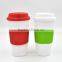 BPA free Eco Joyshaker White Color Insulated Coffee Mug With Sillicon Cap