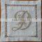 Hand Embroidered Lavender Sachet/bag/pillow-monogram(design #83)