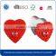 Custom Cardboard Paper Red Heart Shape Gift Box