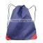 Professional blue drawstring shoe bag with high quality