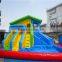 Inflatable house water slide with pool