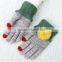 Lovely Knitted Gloves Finger Touch Screen For Ladies