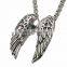 Punk rock 316L stainless steel Angel Wings pendant