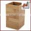 Custom hotel supplies bamboo tissue box for sale HCGB8051