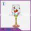 Cheap Elegant Decoration fancy Clear hand painted Wine Glass                        
                                                Quality Choice