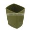 modern olive green rectangular plastic tumbler