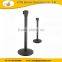 Black pole stanchion,queue management system,crowd control stanchion post