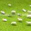Building model cow, scale animals for Nscale, plastic building resin farm white cow for 1/150