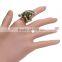 Sylish Fashion Jewelry Rings Blue Red Green Austrian Crystal 18k Gold Gp Flower Ring