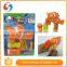 New design small plastic cute fish shaped animal soap blowing bubble gun toys