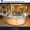Beauty half circle reception desk, unique reception desks