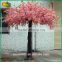 Wholesale artificial cherry blossom tree fiberglass artificial cherry tree silk artificial cherry blossom tree