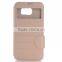 For Samsung S6 edge Flip Magnetic Stand Leather Cover