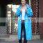women men adult blue durable long fashion waterproof windbreak phthalate-free colorful raincoat poncho