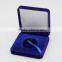 High quality blue velvet coin box supplier