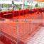 Removable mojo road safety barrier with wheel