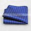 Custom Wholesale 100% Polyester 100% Silk Head Kerchief pocket squares for men
