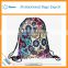 Most popular best selling promotional polyester drawstring backpack waterproof