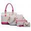New style fashion brown shoulder bag korean 3 pcs set handbags