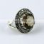Huge !! Smoky Quartz 925 Sterling Silver Ring, Exporter and Wholesaler, Silver Jewelry Manufacturer