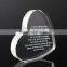heart shaped laser crystal gift for girlfriend