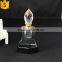 black crystal glass perfume bottle for decoration