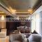 Luxury Restaurant Furniture Brown Leather Sofa Chair