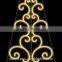 Cute Blue Street Lights 2D Motif Christmas Light for outdoor decoration