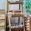4 Chinese manufacturing ~ Zakka pastoral style solid wood furniture - storage rack - flower - wood - shelf