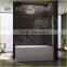 Pivot simple tempered glass bathtub shower door EX-201-1