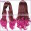 In Stock Cosplay Wig Long Purple Curly Body Wave Wigs