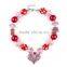 fashion children coral beads necklace jewelry set baby girls big bow styles african beads jewelry sets