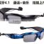 newest Sports style sunglasses Wireless stereo Bluetooth earphone fashion goggles headset integrated for iPhone Android