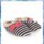 knit stripe washable indoor slipper winter knitted slippers