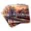 Hot-selling tempered glass drink coasters set of 4