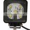 well sell 15W Epistat Squar work light led spot flood beam for Off road, SUV, 4WD IP67